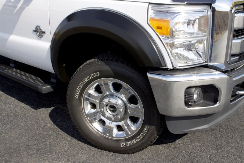 Lund 07-13 Chevy Silverado 1500 Ex-Extrawide Textured Elite Series Fender Flares - Black (2 Pc.)